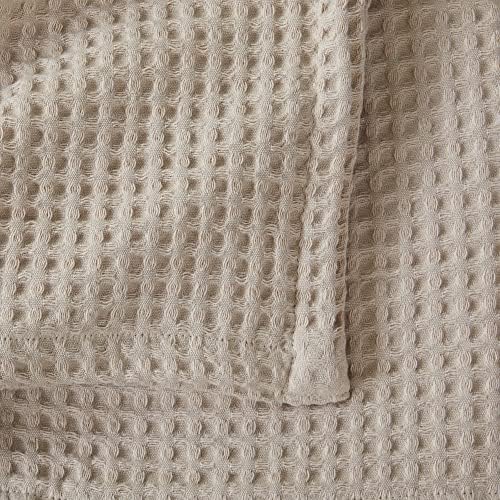 100 Cotton Waffle Weave Bed Blanket - Soft and Lightweight for All Seasons